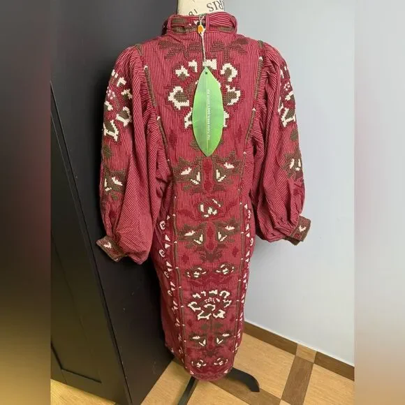 Farm Rio Toucans Scarf Cross Stitch Embroidered Midi Dress NWT Size XXS is  available for purchase on au PAY Market - Imported Goods Online Store  Co.Ltd. | au PAY Market